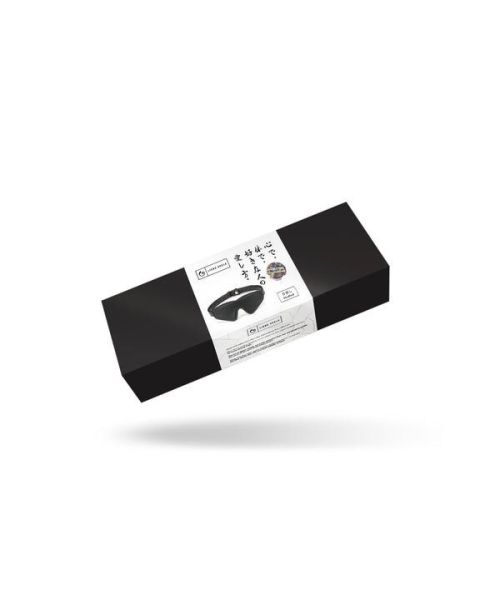 Маска на очі Liebe Seele Boudoir Amor Blindfold Black, щільне прилягання, оксамитовий фініш