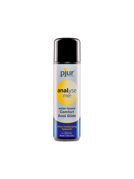 Анальний лубрикант pjur analyse me! Moisturising 250 мл, на водній основі, з гіалуроном