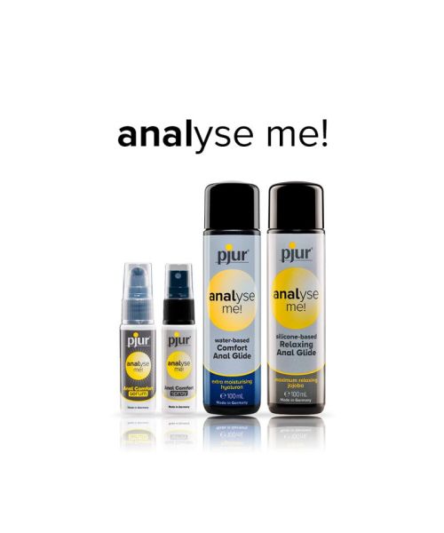 Анальний лубрикант pjur analyse me! Moisturising 250 мл, на водній основі, з гіалуроном