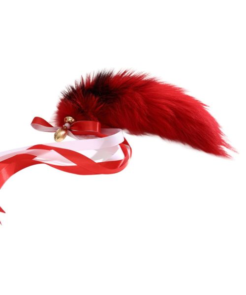 Анальна пробка з хвостом лисиці LOCKINK SEVANDA Red Vixen Set with Pear-shape Plug