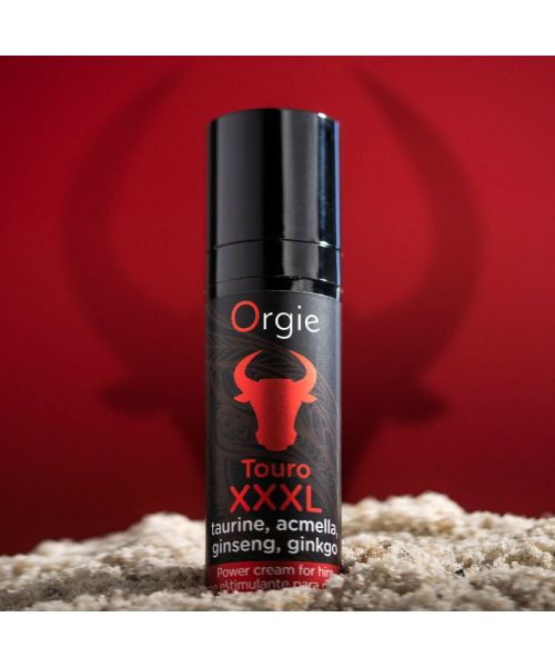 Крем для посилення ерекції Orgie Touro XXXL Power Cream, 15 мл, з ефектом вібрації