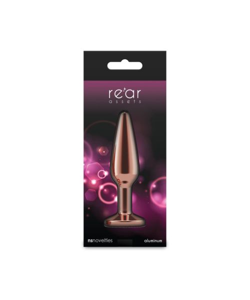 Анальна пробка NS Novelties Rear Assets - Tapered - Medium - Rose Gold - Pink