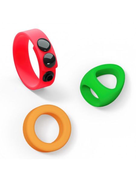 Набір яскравих ерекційних кілець Love to Love NEON RING KIT