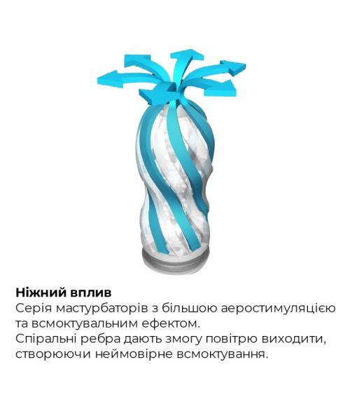 Мастурбатор Tenga Air-Tech Regular, вища аеростимуляція та всмоктувальний ефект