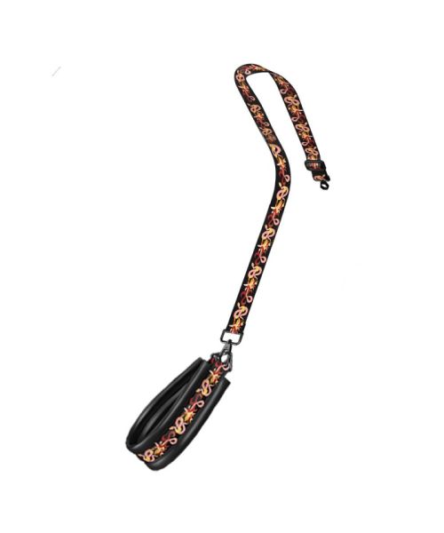 БДСМ-набір LOCKINK The Flowering Serpent Bondage Set, чорний, з малюнком у вигляді змій, 7 предметів