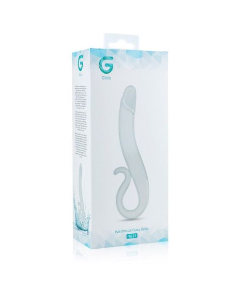 Скляний дилдо Gildo Glass Dildo No. 21, реалістична головка