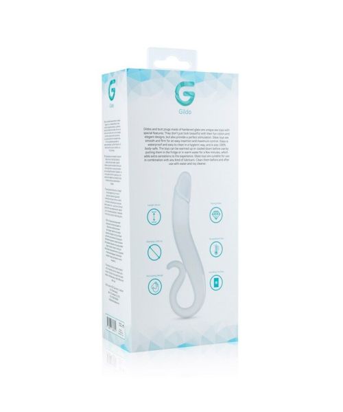 Скляний дилдо Gildo Glass Dildo No. 21, реалістична головка