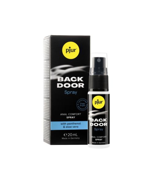 Розслаблювальний анальний спрей pjur BACK DOOR spray 20 мл, з пантенолом та алое, концентрований