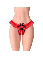 Трусики з перлинами Fashion Secret Romance Red