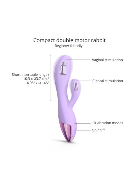 Вібратор-кролик Love To Love FUNKY BUNNY - VIVA MAUVE
