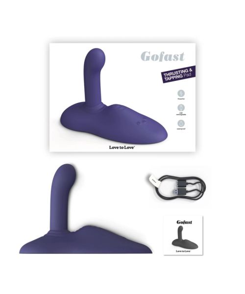 Подвійний sit-on-top пульсатор Love To Love GOFAST - стимуляція клітора та точки G, регулюється