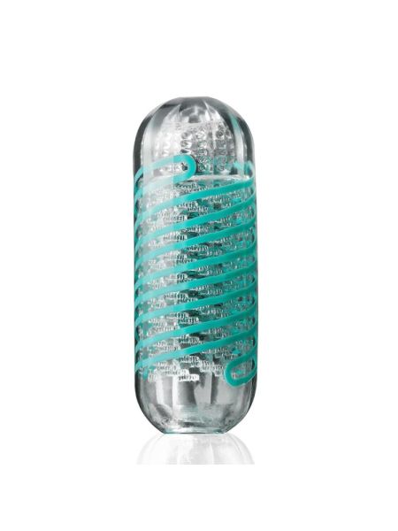 Мастурбатор Tenga Spinner 04 Pixel з пружною стимулювальною спіраллю всередині
