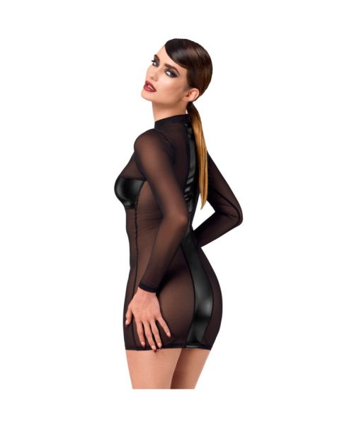 Сукня Noir Handmade F369 Crossfire Mesh & Wetlook Mini dress XL