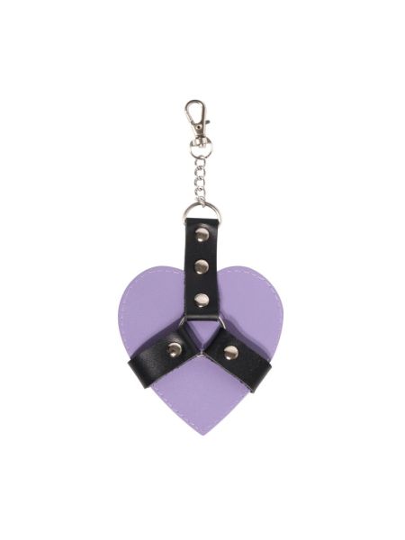 Брелок на карабіні для ключів Art of Sex Chained Heart, Лаванда