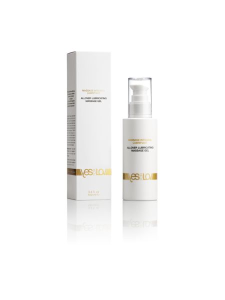 Масажний гель-змазка YESforLOV ALLOVER LUBRICATING MASSAGE GEL 100 мл, силіконова основа