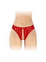 Трусики з відкритим доступом Fashion Secret Victoria Red, мереживо