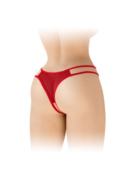 Трусики з відкритим доступом Fashion Secret Victoria Red, мереживо
