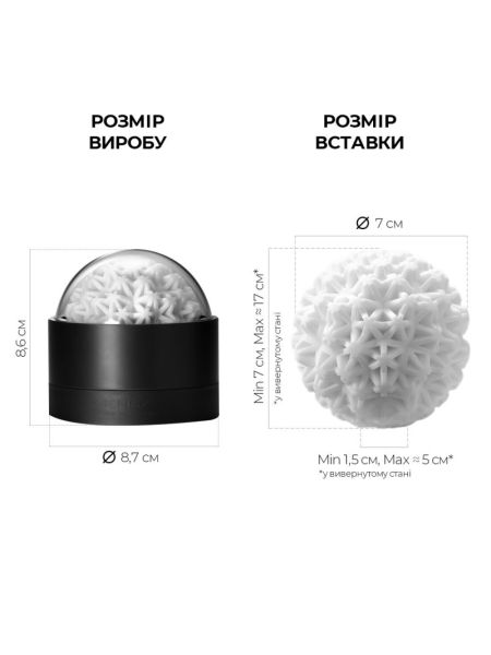 Мастурбатор Tenga Geo Coral, новий матеріал, об’ємні зірки, новий ступінь розвитку Tenga Egg