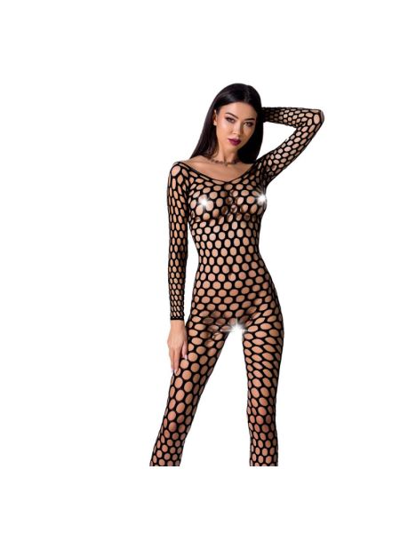 Бодістокінг з крупною сіткою Passion BS077 black