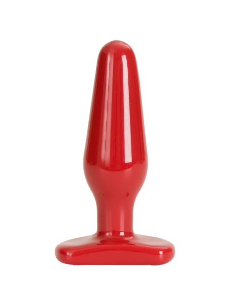 Анальна пробка Doc Johnson Red Boy - Medium 5.5 Inch, макс. діаметр 4 см