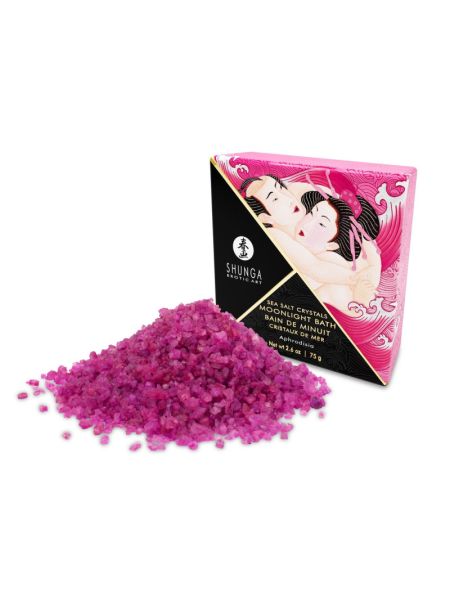 Сіль для ванни Shunga Moonlight Bath – Aphrodisia (75 г), сіль Мертвого моря, ароматичні олії