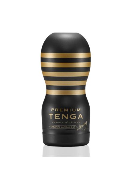 Мастурбатор Tenga Premium Original Vacuum Cup Strong (глибоке горло) з вакуумною стимуляцією