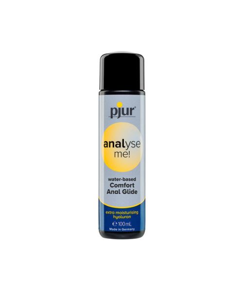 Анальний лубрикант pjur analyse me! Moisturising 100 мл, на водній основі, з гіалуроном