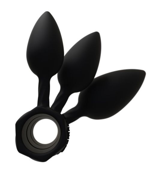 Набір анальних пробок Bathmate Anal Training Plugs, діаметр 2,5 см - 3,1см - 3,8см