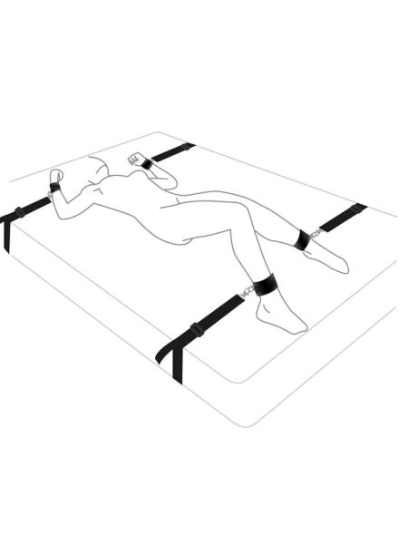 Розтяжка на ліжко Art of Sex – BDSM No pain – No game
