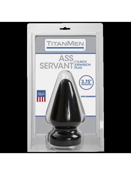 Пробка для фістингу Doc Johnson Titanmen Tools - Butt Plug 3.75 Inch Ass Servant, діаметр 9,4см