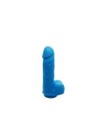Мило у формі пеніса Чистий Кайф Blue size S, крафтове мило-член, натуральне