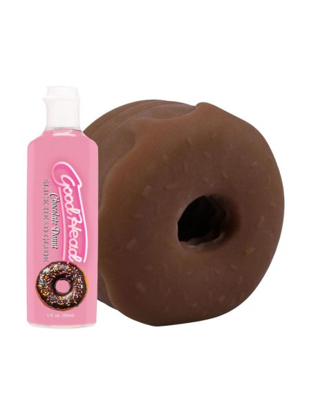 Набір для мінету Doc Johnson GoodHead Chocolate Donut Blowjob Set