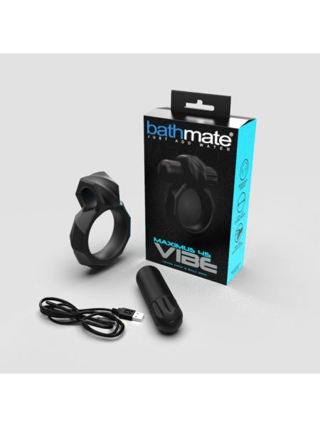 Ерекційне кільце з віброкулею Bathmate Maximus VIBE 45mm, перезаряджається