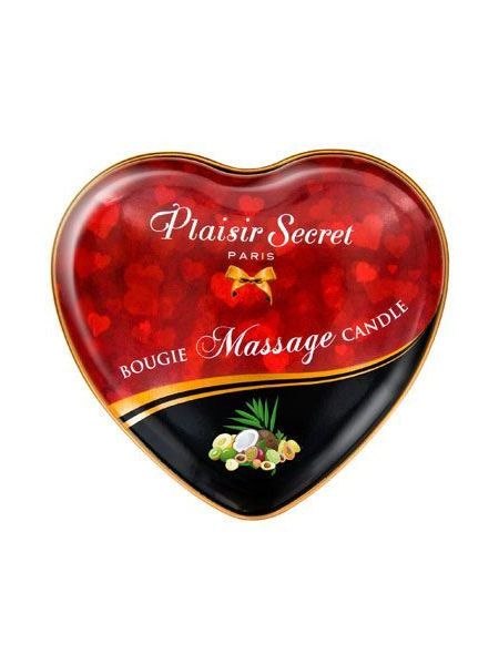 Масажна свічка-серце Plaisirs Secrets Exotic Fruits (35 мл)