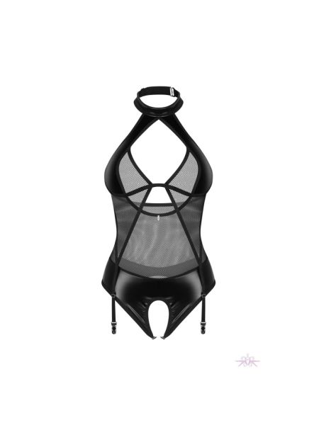 Боді Obsessive Dominna crotchless teddy S/M