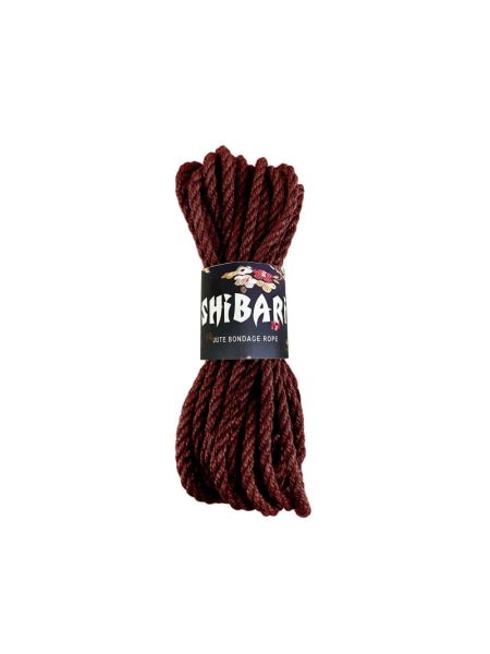 Джутова мотузка для шибарі Feral Feelings Shibari Rope, 8 м коричнева