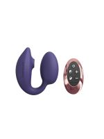 Віброяйце з вакуумною кліторальною стимуляцією Love To Love Wonderlover MIDNIGHT INDIGO