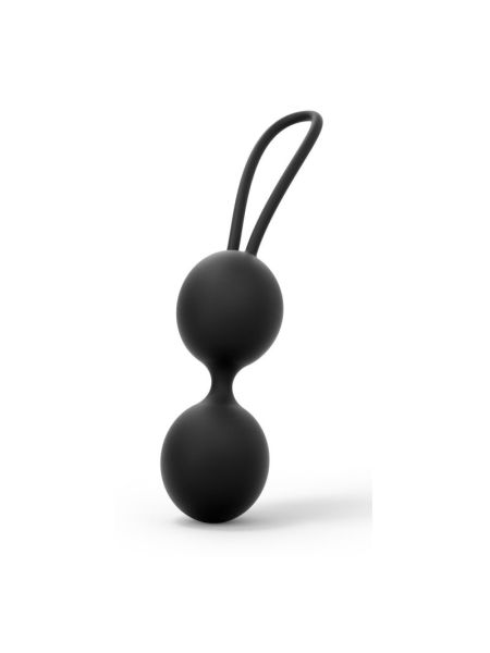 Вагінальні кульки Dorcel Dual Balls Black, діаметр 3,6 см, маса 55 г