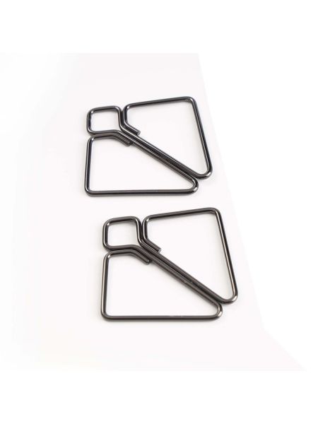 Затискачі для сосків LOCKINK Minimalism Nipple Clamps, сріблясті