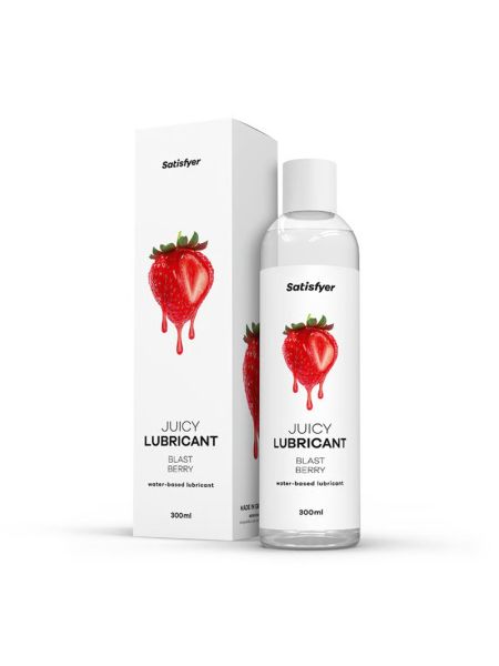 Лубрикант на водній основі Satisfyer Juicy Lubricant Blast Berry water based 300 мл