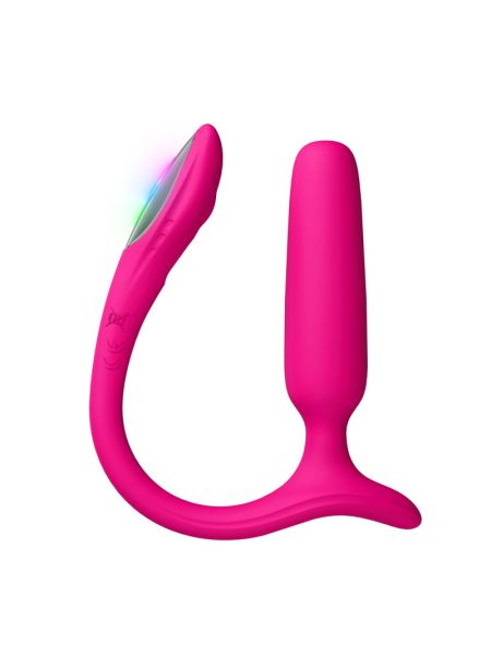 Анальна смарт-вібропробка Lovense Lush Anal, дуже потужна, LED-підсвічування