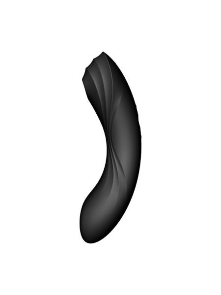 Вакуумний стимулятор з вібрацією Satisfyer Curvy Trinity 4 Black