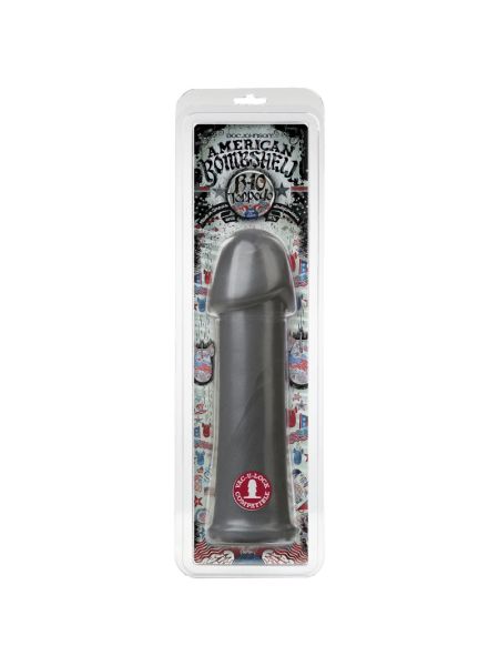 Фалоімітатор для фістингу American Bombshell — B-10 Torpedo — Gun Metal