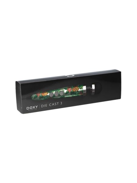Вібромасажер DOXY Die Cast 3 PINEAPPLE, дуже потужний, живлення 220В, металевий корпус