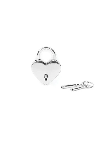 Замочок-сердечко Liebe Seele Heart Shape Padlock Silver (2 шт), універсальний