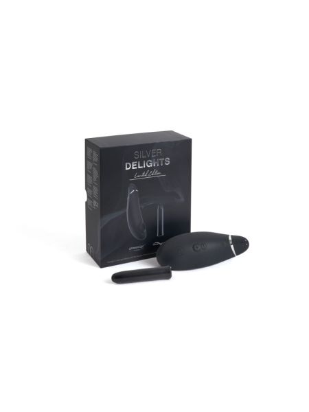 Преміальний подарунковий набір Silver Delights Collection: Womanizer Premium та We-Vibe Tango