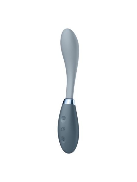 Вібратор Satisfyer G-Spot Flex 3 Grey, гнучкий стовбур із фіксацією положення