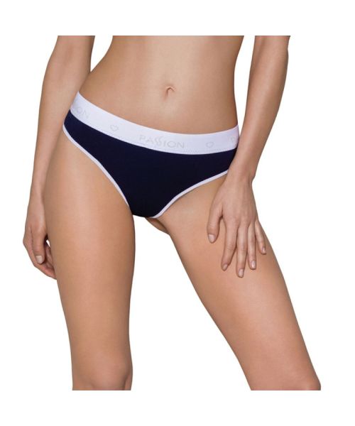 Спортивні трусики-стрінги Passion PS007 PANTIES XL, navy blue