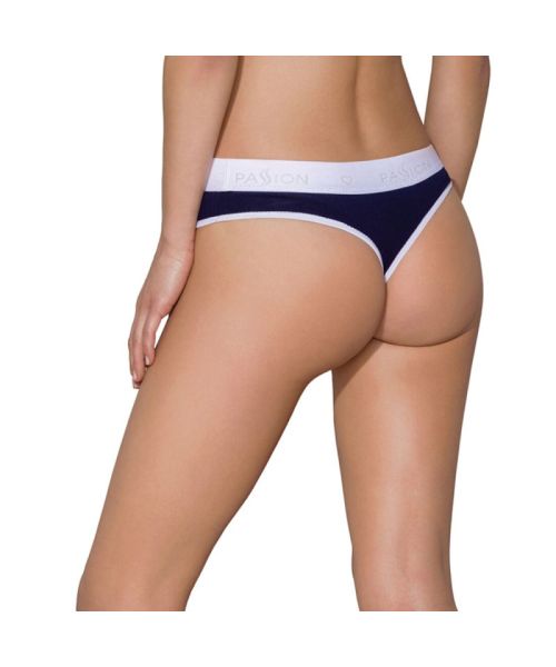 Спортивні трусики-стрінги Passion PS007 PANTIES XL, navy blue