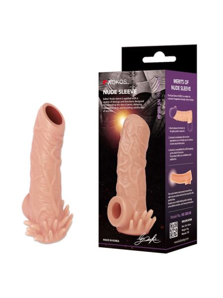 Насадка на член Kokos Nude Sleeve NS 005 M